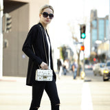 SUSU The Hollywood White Leather Crossbody Bag