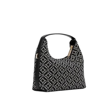 Michael Kors Ember Messenger Logo Print Crossbody Shoulder Bag Black