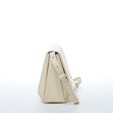 SUSU Elizabeth Off White Leather Shoulder Bag