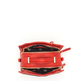 SUSU Leather Cat Bag Red Crossbody