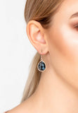 Latelita London Petite Drop Earrings Sapphire Hydro Rosegold