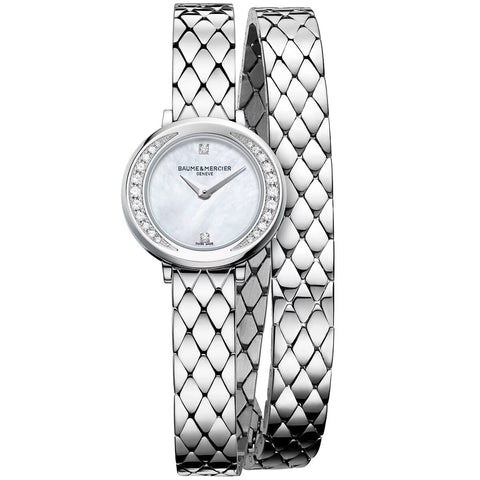 Ladies' Watch Baume & Mercier PETITE PROMESSE W-DIAMOND (Ø 22 mm)-0