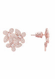 Latelita London Flowers Large Stud Earrings Rosegold