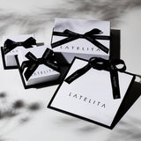 Latelita London Long Drop Earrings Silver