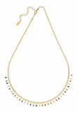 Latelita London Rainbow Droplets Necklace Gold