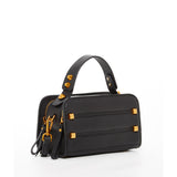 SUSU Black Leather Crossbody Bag