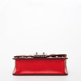 SUSU The Hollywood Studded Leather Crossbody Bag Red