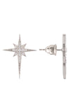 Latelita London North Star Small Stud Earrings Silver