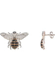 Latelita London Honey Bee Stud Earrings Silver