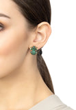 Latelita London Leap Frog Stud Earrings Gold