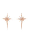 Latelita London North Star Small Stud Earrings Rosegold