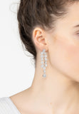 Latelita London Natalia Chandelier Earrings Silver