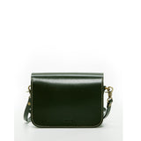 SUSU Nanah Dark Green Leather Shoulder Crossbody Bag