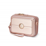 Shoulder Bag Delsey Turenne Pink Monochrome 12,5 x 6,5 x 18 cm-3