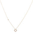 Latelita London Open Clover Pendant Necklace