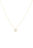 Latelita London Open Clover Pendant Necklace