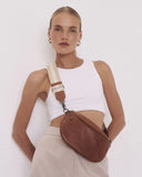 Stitch & Hide Murphy Sling Crossbody Bag Maple Brown