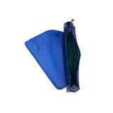 SUSU Angelica Cobalt Blue Leather Clutch Shoulder Bag