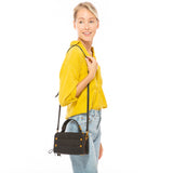 SUSU Black Leather Crossbody Bag