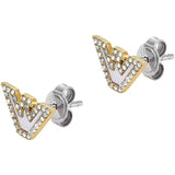 Ladies' Earrings Emporio Armani EAGLE LOGO Stainless steel-0