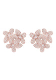 Latelita London Flowers Large Stud Earrings Rosegold