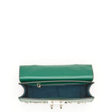 SUSU The Hollywood Studded Leather Crossbody Bag Ever green