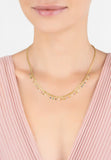 Latelita London Rainbow Droplets Necklace Gold