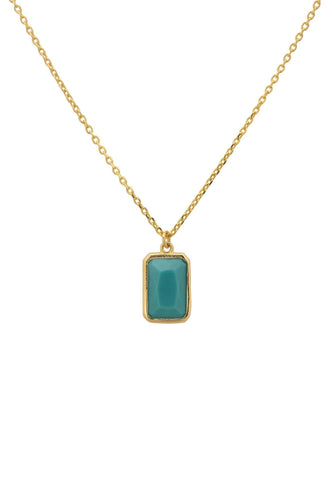 Latelita London Portofino Necklace Gold Turquoise