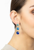 Latelita London Knightsbridge Earrings Gold Blues