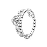 Ladies' Ring Pandora CROWN - RING WITH CUBIC ZIRCONIA - SIZE 58-0