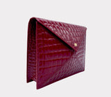 Gunas New York About Last Night Clutch Ruby Red