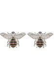 Latelita London Honey Bee Stud Earrings Silver