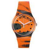 Men's Watch Swatch SUOZ362 Orange-0