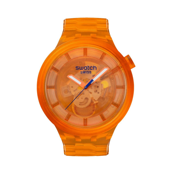 Men's Watch Swatch SB05O103 Orange (Ø 47 mm)-0