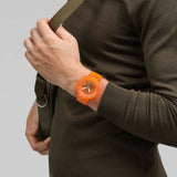 Men's Watch Swatch SB05O103 Orange (Ø 47 mm)-2