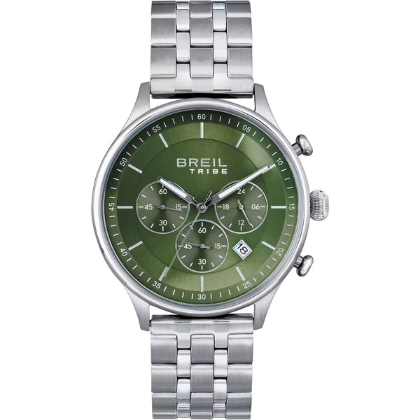 Men's Watch Breil EW0641 Green Silver-0