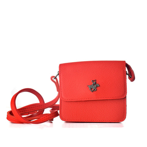 Women's Handbag Beverly Hills Polo Club 2026-RED Red 12 x 12 x 5 cm-0