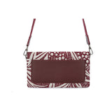 Women's Handbag Laura Ashley CRESTON-FLOWER-CLARET-RED Grey 24 x 13 x 3 cm-1