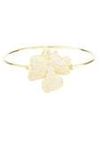 Latelita London Flower Large Statement Cuff Bracelet Gold