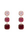 Latelita London Knightsbridge Earrings Rosegold Pinks