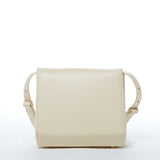 SUSU Elizabeth Off White Leather Shoulder Bag