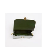 SUSU Nanah Dark Green Leather Shoulder Crossbody Bag