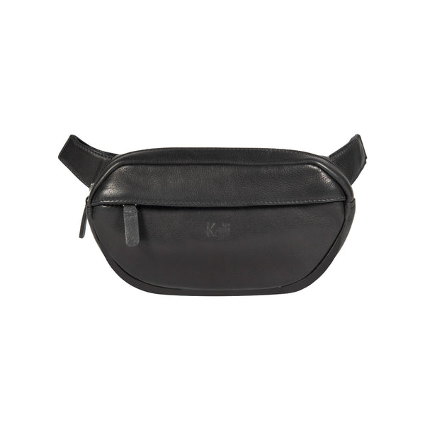K0012AB | Pouch in genuine full-grain leather, with light grain. 4 pockets with zip closure. Polished Nickel Accessories. Black colour. Dimensions: 25 x 13 x 5.5 cm. Packaging: TNT bag-0