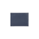 K10203DB | Men's wallet in genuine full grain leather, with light grain. Blue colour. Coin pocket. Dimensions when closed: 12.5 x 9.3 x 1 cm. Packaging: Rigid bottom/lid gift box-2