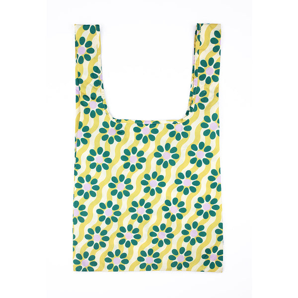 KIND Reusable Shopping  Bag Medium Wavy Daisy