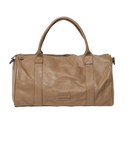 Stitch & Hide Leather Globe Weekender Duffle Bag Deep Oak Brown - FREE WALLET POUCH