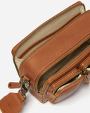 Stitch & Hide Sasha Crossbody Camera Shoulder Bag Maple Brown