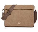 TRP0371 Troop London Classic Canvas Laptop Large Messenger Bag - 18 Diagonally-6