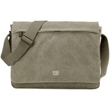 TRP0371 Troop London Classic Canvas Laptop Large Messenger Bag - 18 Diagonally-7