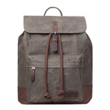 TRP0442 Troop London Heritage Canvas Laptop Backpack, Smart Casual Daypack, Tablet Friendly Backpack-6